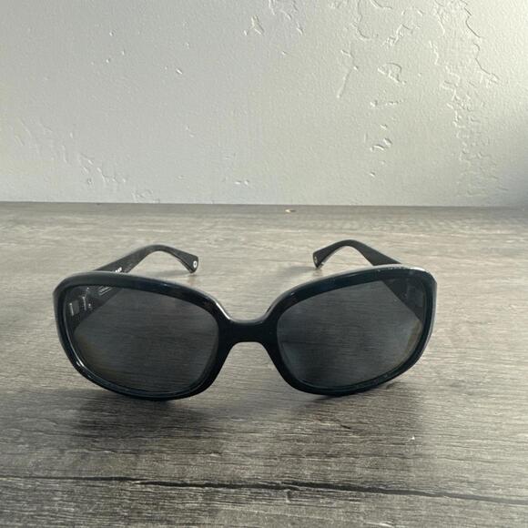 Coach Sunglasses S3002 Black Grey Silver FRAMES ONLY 56-17-125 Full Rim - Picture 1 of 6